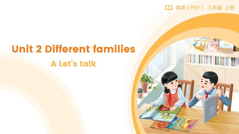 Unit 2  Different families PartA Let’s talk Lesson 1 课件第1页