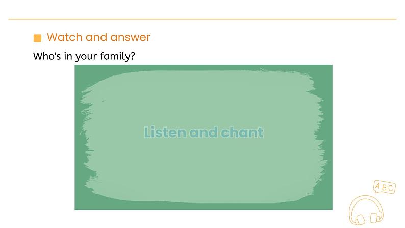 Unit 2 Different families Part A  Let’s learn  Lesson 2 课件第2页