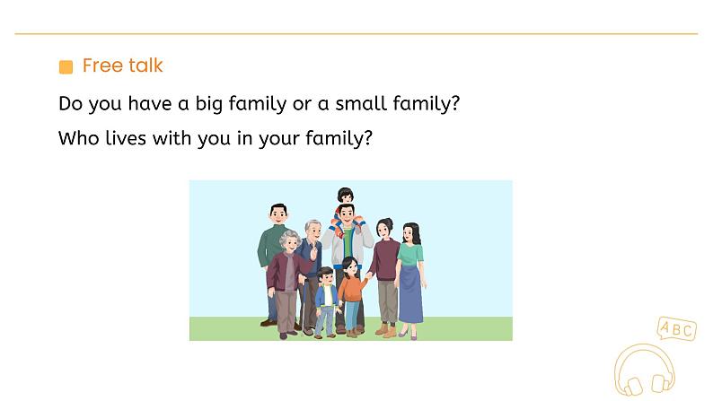 Unit 2  Different families  PartB Let’s learn  Lesson 5 课件02