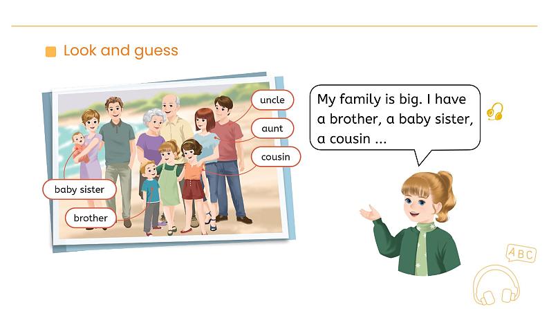 Unit 2  Different families  PartB Let’s learn  Lesson 5 课件06