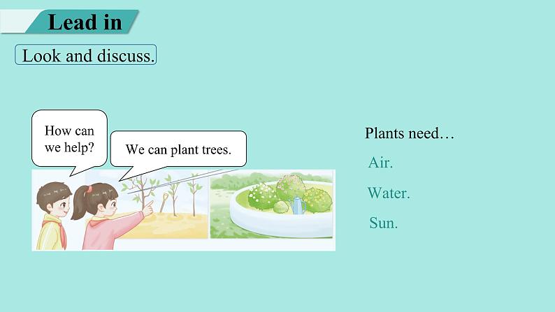 Unit 4 Plants around us PartB(2) Let's learn课件03