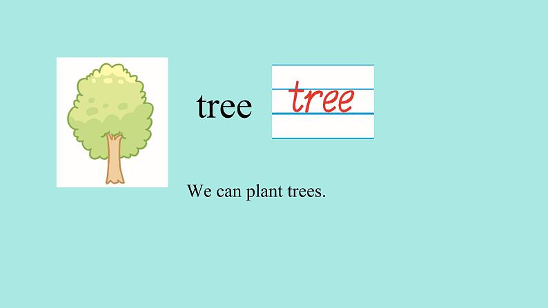 Unit 4 Plants around us PartB(2) Let's learn课件07