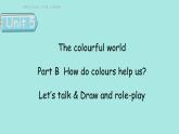 Unit 5 The colourful world PartB(1) Let’s talk & Draw and role-play课件