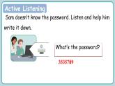 Unit 5  Set a Password Active Listening—Reading Room 第2課時（課件）2024--2025學年教科版（2024）英語三年級上冊