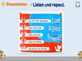 【新課標】人教版PEP英語三年級上冊 Unit1 Making friends Part B&C 第6課時（課件+音視頻素材）