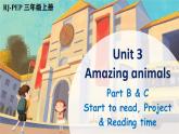 【新课标】人教版PEP英语三年级上册 Unit3 Amazing animals Part B&C 第6课时（课件+音视频素材）