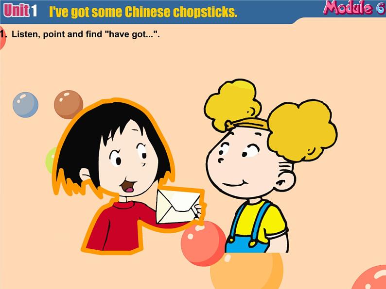 外研版（一起）六上Module 6《Unit 1 I’ve got some Chinese chopsticks》ppt课件102