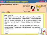 外研版（一起）六上Module 6《Unit 1 I’ve got some Chinese chopsticks》ppt课件1