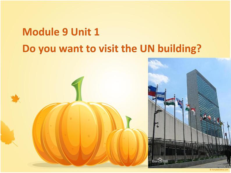 外研版（一起）六上Module 9《Unit 1 Do you want to visit the UN building》ppt课件202