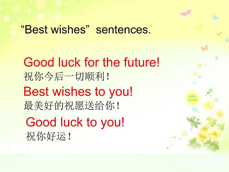 外研版一起小学英语六下《Module 9Unit 2 Wishing you happiness every day.》PPT课件02