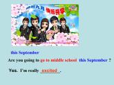 外研版一起小学英语六下《Module 10Unit 1 We’re going to different schools.》PPT课件