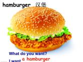外研版一起小学英语六下《Module 1Unit 1 I want a hot dog，please.》PPT课件 (3)