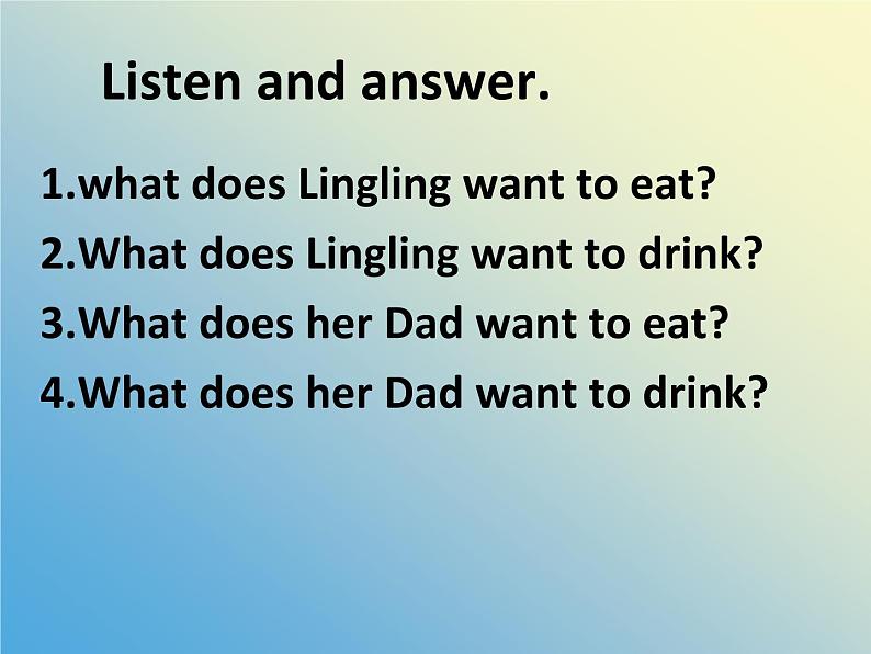 外研版一起小学英语六下《Module 1Unit 2 What do you want to eat》PPT课件 (3)第3页