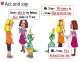 Unit 4 My friends Lesson 2 Friends share （课件+素材）-2024-2025学年冀教版（2024）英语三年级上册