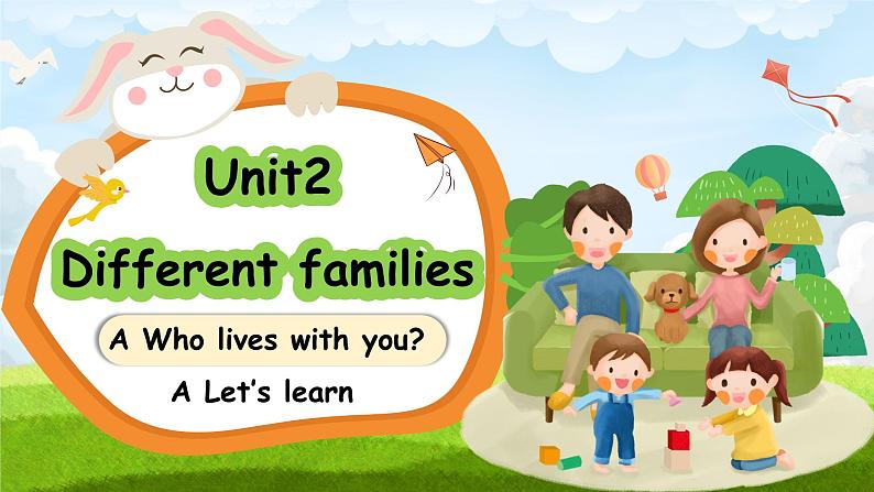 人教版PEP（2024）英语三年级上册--Unit2 Different families A Let's learn（课件+素材）01