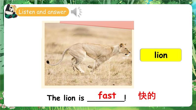 人教版PEP（2024）英语三年级上册--Unit3 Amazing animals B start to read & C project（课件+素材）07