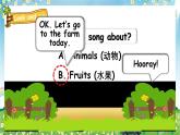 人教版PEP（2024）英语三年级上册--Unit4 Plants around us A Let’s talk（课件+素材）