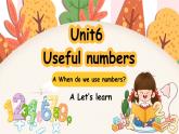 人教版PEP（2024）英語三年級上冊--Unit6 Useful numbers A Let’s learn（課件+素材）