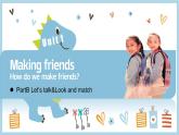 新三上Unit1  Making friends Part B let's talk PPT课件