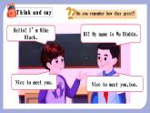 新三上Unit1  Making friends PartA Let's learn PPT课件