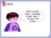 新三上Unit1  Making friends PartA Let's learn PPT课件