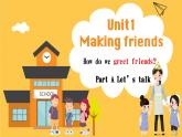 新三上Unit1  Making friends PartA let's talk PPT课件