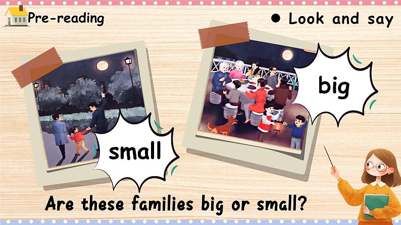 新三上Different families Unit 2 Part B  Start to read PPT课件08