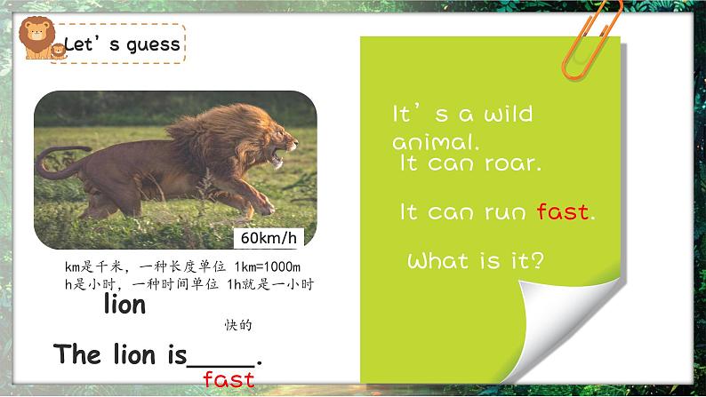 新三上Unit3 Amazing animals Part B Start to read  PPT课件05