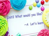 Unit 3  What would you like--A Let's learn（课件）-2024-2025学年人教PEP版英语五年级上册