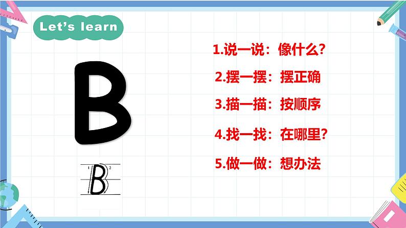 一年级英语上学期（人教PEP版2024） Unit 1 Hello！Lesson 2 课件第5页