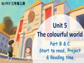Unit 5 The colourful world Part B&C 第6課時(shí)（課件+素材）-2024-2025學(xué)年人教PEP版（2024）英語(yǔ)三年級(jí)上冊(cè)
