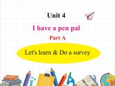 课件 U4-A Let's learn & Do a survey