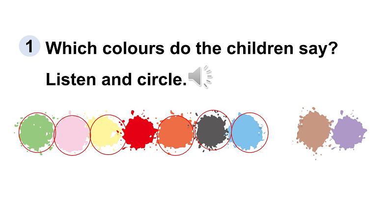 小学英语新人教版PEP三年级上册Unit5 The colourful worldPart C 第6课时教学课件（2024秋）第5页