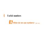 小学英语新人教版PEP三年级上册Unit6 Useful numbers作业课件（2024秋）