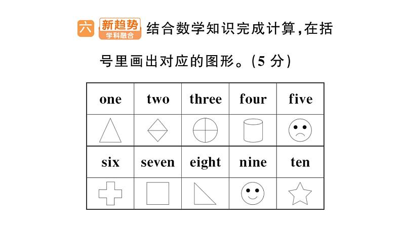 小学英语新人教版PEP三年级上册Unit6 Useful numbers笔试综合训练课件（2024秋）第4页