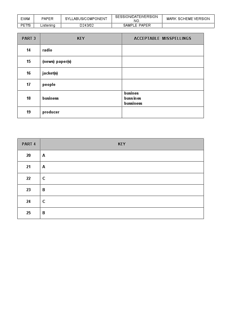 2020KET新题型官方模拟卷第2页
