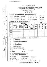 广东省汕头市潮阳区2024-2025学年五年级上学期11月期中英语试题