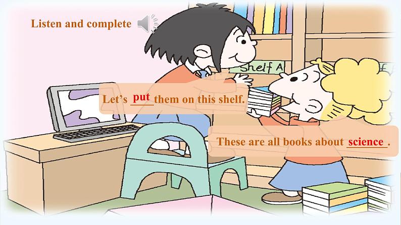 外研版五下 Module 4 Unit 1 Let's make a home library. 课件65张第6页