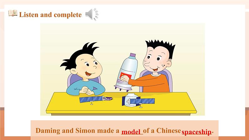 外研版六下 Module 6 Unit 2 The name of the spaceship is Shenzhou V. 课件28张第4页
