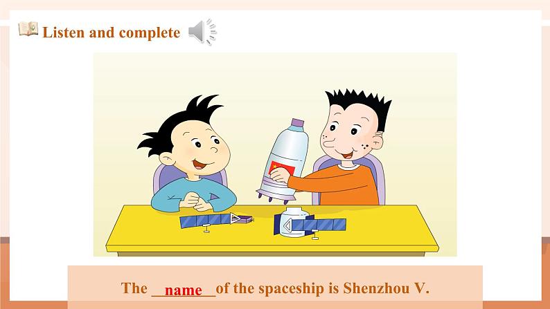 外研版六下 Module 6 Unit 2 The name of the spaceship is Shenzhou V. 课件28张第5页