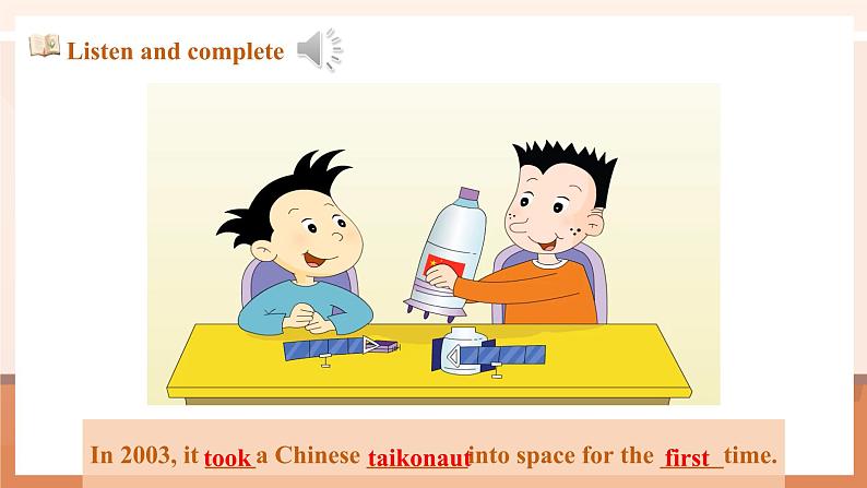 外研版六下 Module 6 Unit 2 The name of the spaceship is Shenzhou V. 课件28张第6页