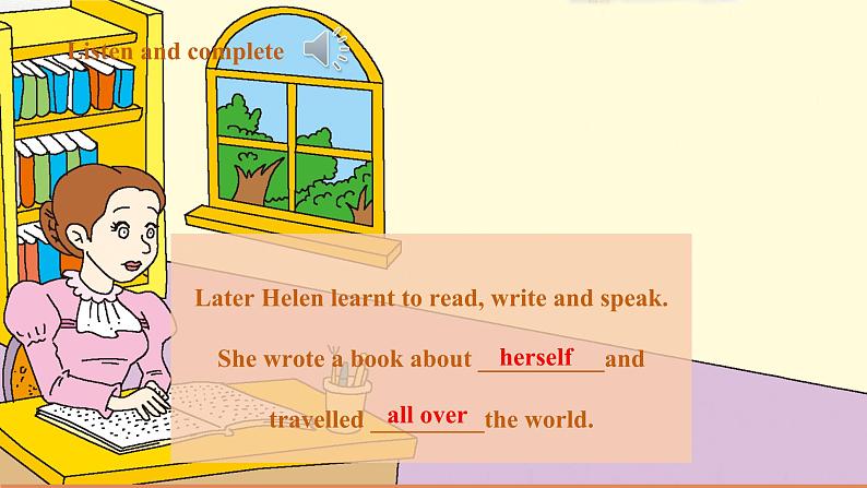 外研版六下 Module 7 Unit 2 She couldn't see or hear. 课件34张第6页