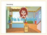 【新教材】三起外研版英语三上Unit 5 We're family Period 2课件+单元整体教学设计+课时教案