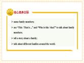 【新教材】三起外研版英语三上Unit 5 We're family Period 4课件+单元整体教学设计+课时教案