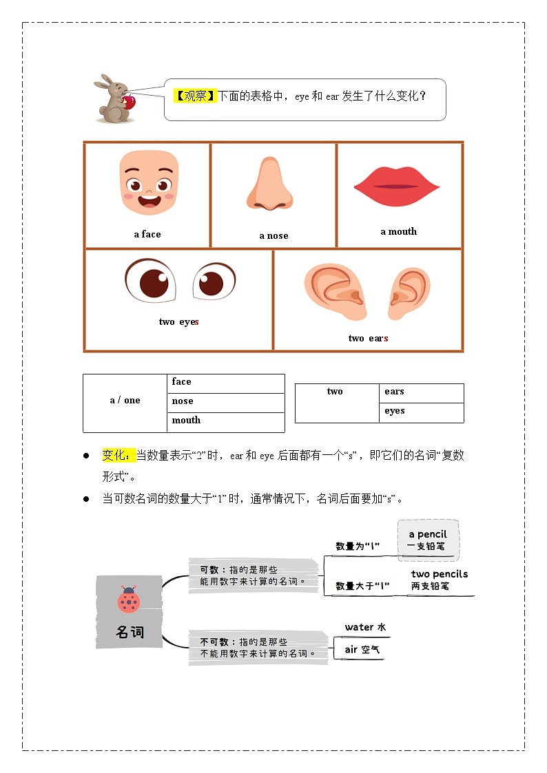 教科版（2024）英语三年级上册 Unit 6 I can draw（讲义）第2页