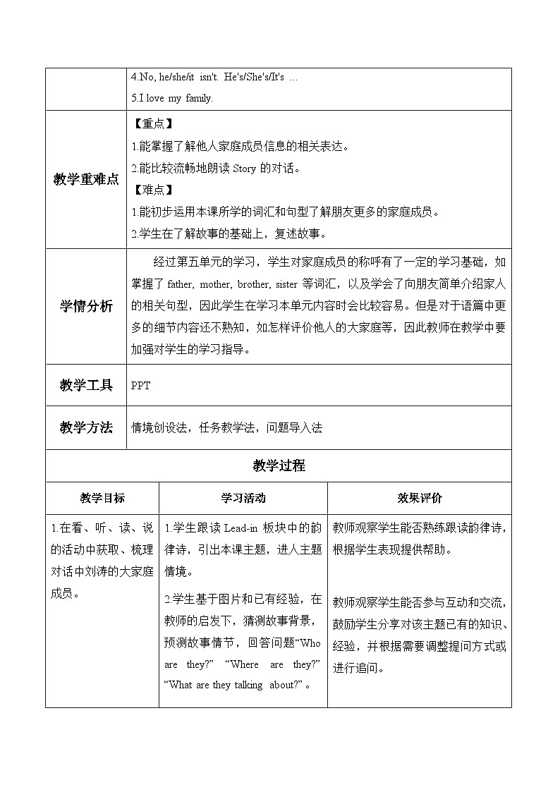 【新教材核心素养】译林版英语三上Unit6 第2课时Story time（课件+教案+分层练习+学习任务单）02