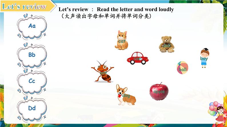 【新教材新课标】pep人教版英语三年级上册Unit2 Different families A letters and sounds（课件+素材）03