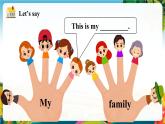 【新教材新课标】pep人教版英语三年级上册Unit2 Different families Start to read（课件+素材）