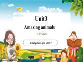 【新教材新课标】pep人教版英语三年级上册Unit3 Amazing animals Part A let's talk（课件+素材）