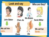 2024新人教版PEP小学英语三年级上册Unit1 Part  A Let's talk课件(内嵌音视频）